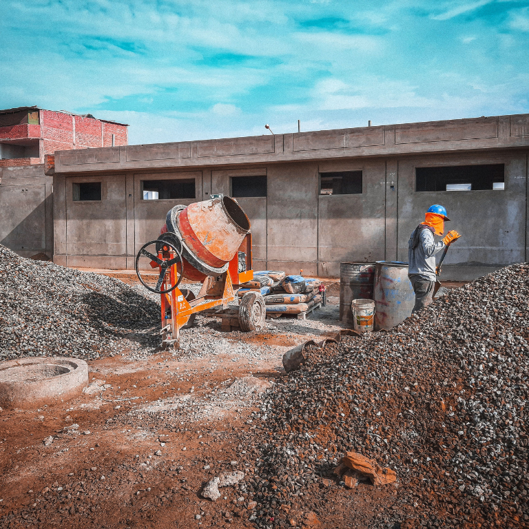 Rescate de material en obra